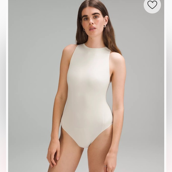 NWT Lululemon Medium Wundermost Ultra-Soft Nulu High-Neck Sleeveless Bodysuit - Picture 1 of 7